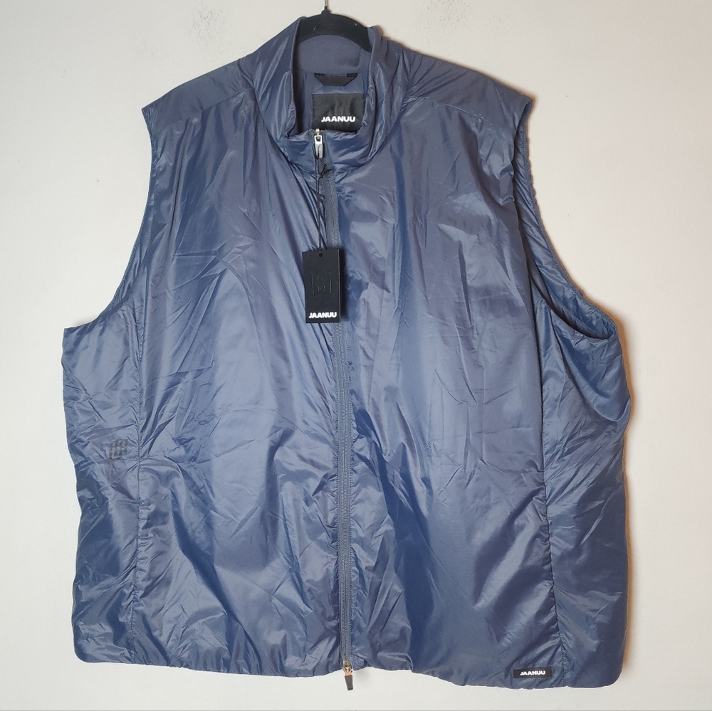 NWT Jaanuu Women's Blue Phantom Insulated Vest Scrub Nurse Size 3X